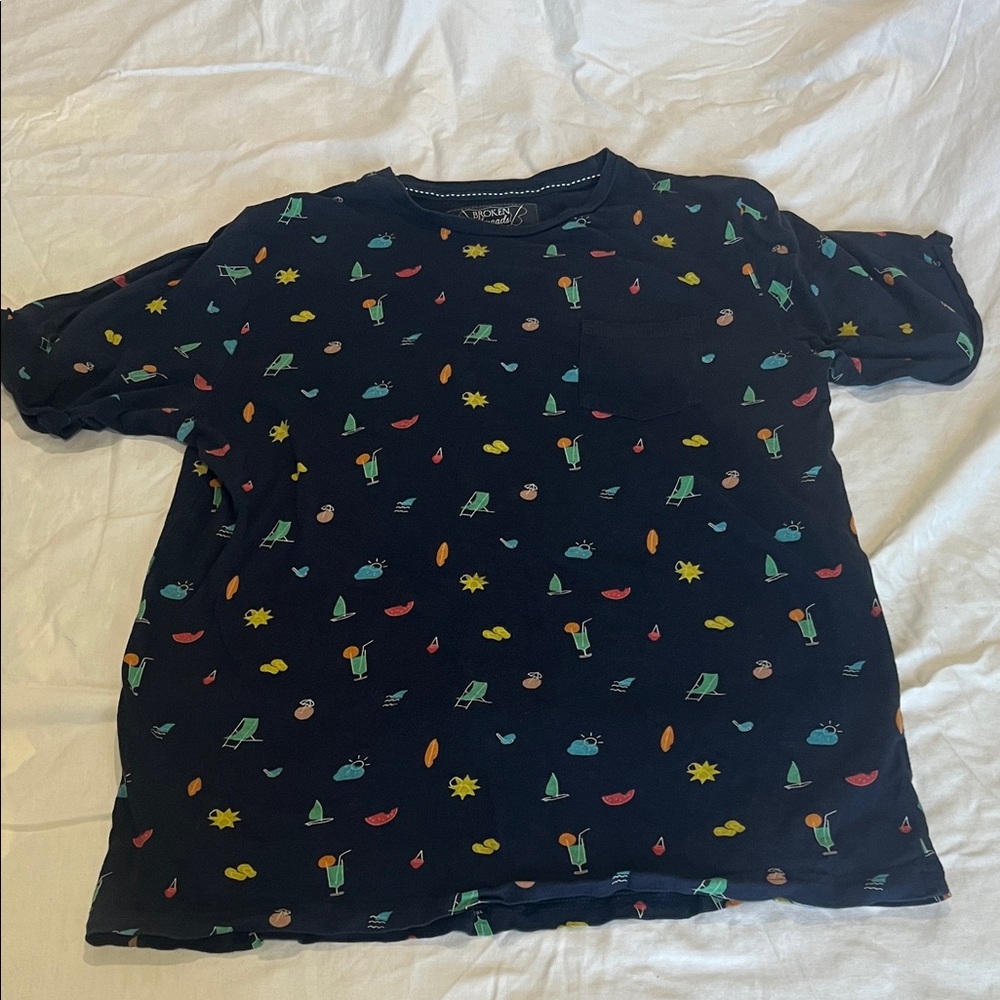 Vibrant Patterned Men's Tee